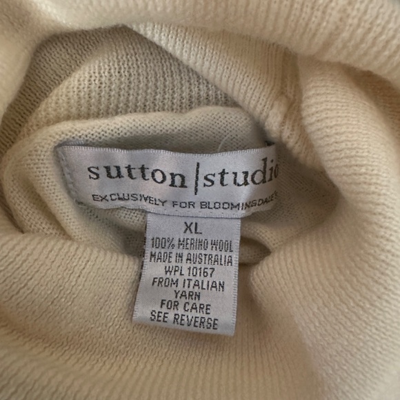 Bloomingdale's Cream Turtleneck Sweater for Men - Picture 5 of 5